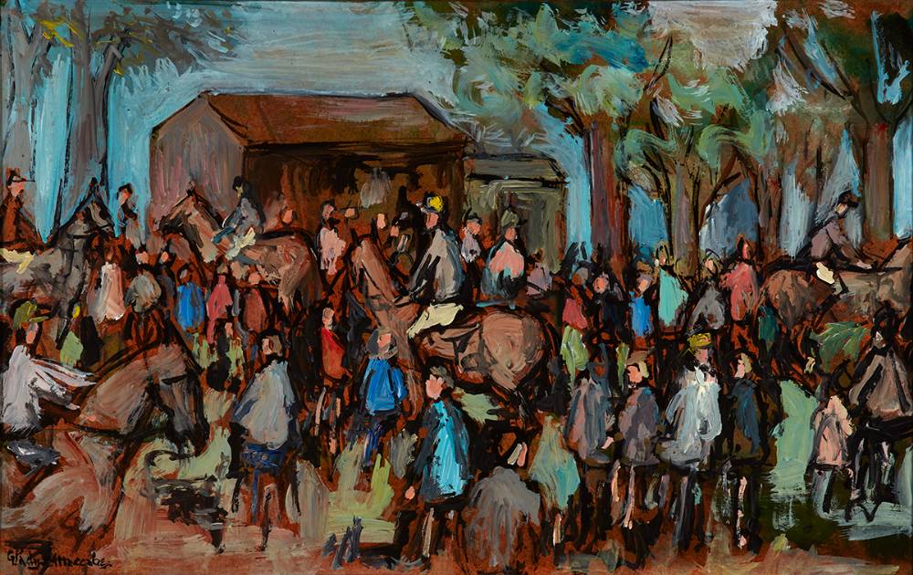 AT THE COUNTY SHOW by Gladys Maccabe MBE HRUA ROI FRSA (1918-2018) at Whyte's Auctions