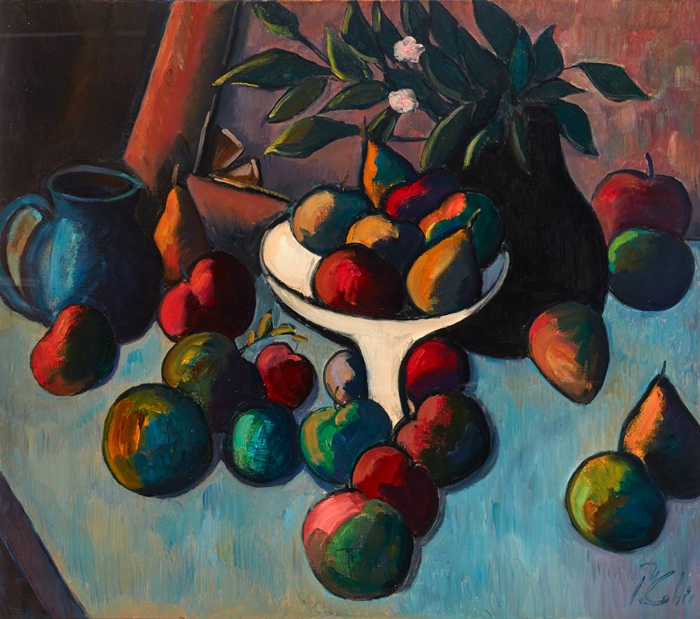 STILL LIFE WITH FRUIT by Peter Collis sold for �6,800 at Whyte's Auctions