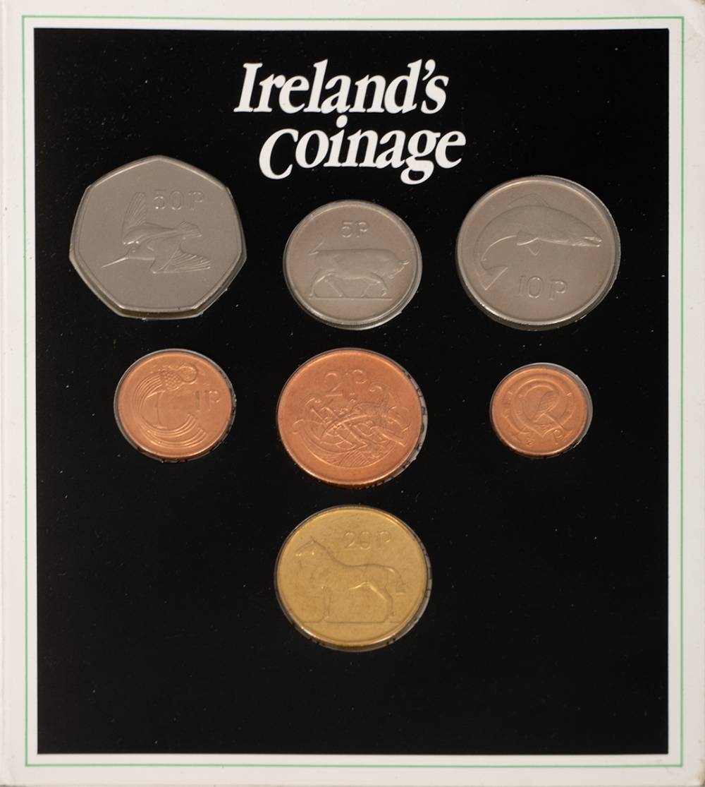 1986 'Ireland's Coinage' blister pack at Whyte's Auctions