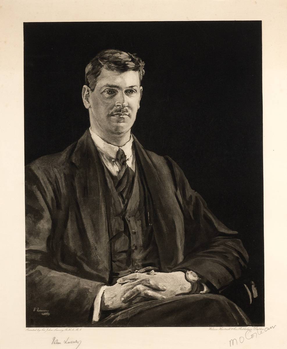 Portraits of Michael Collins and Arthur Griffith by Sir John Lavery - signed lithographs at Whyte's Auctions
