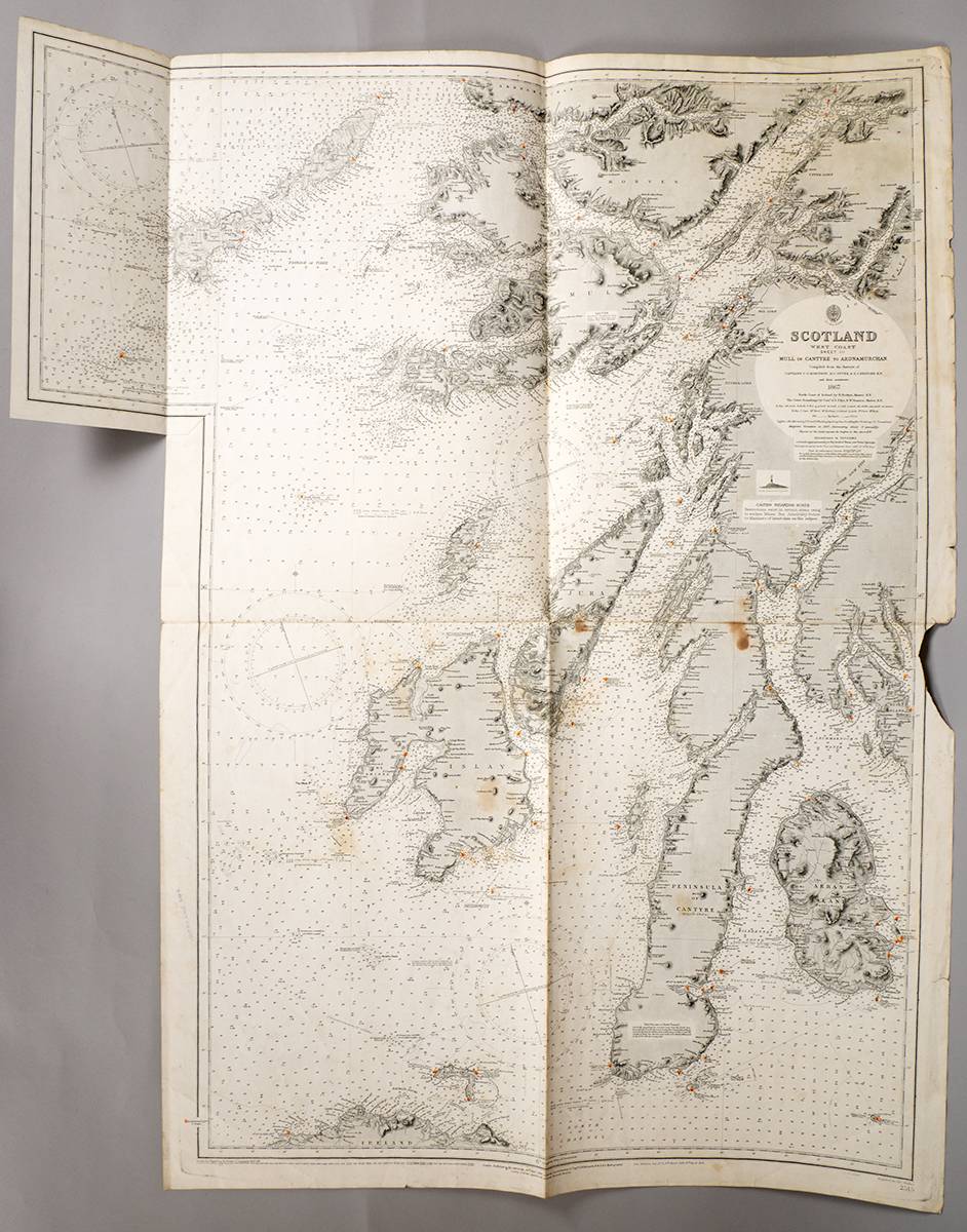 World War I period Ordnance Survey maps of Scotland. (7) at Whyte's Auctions