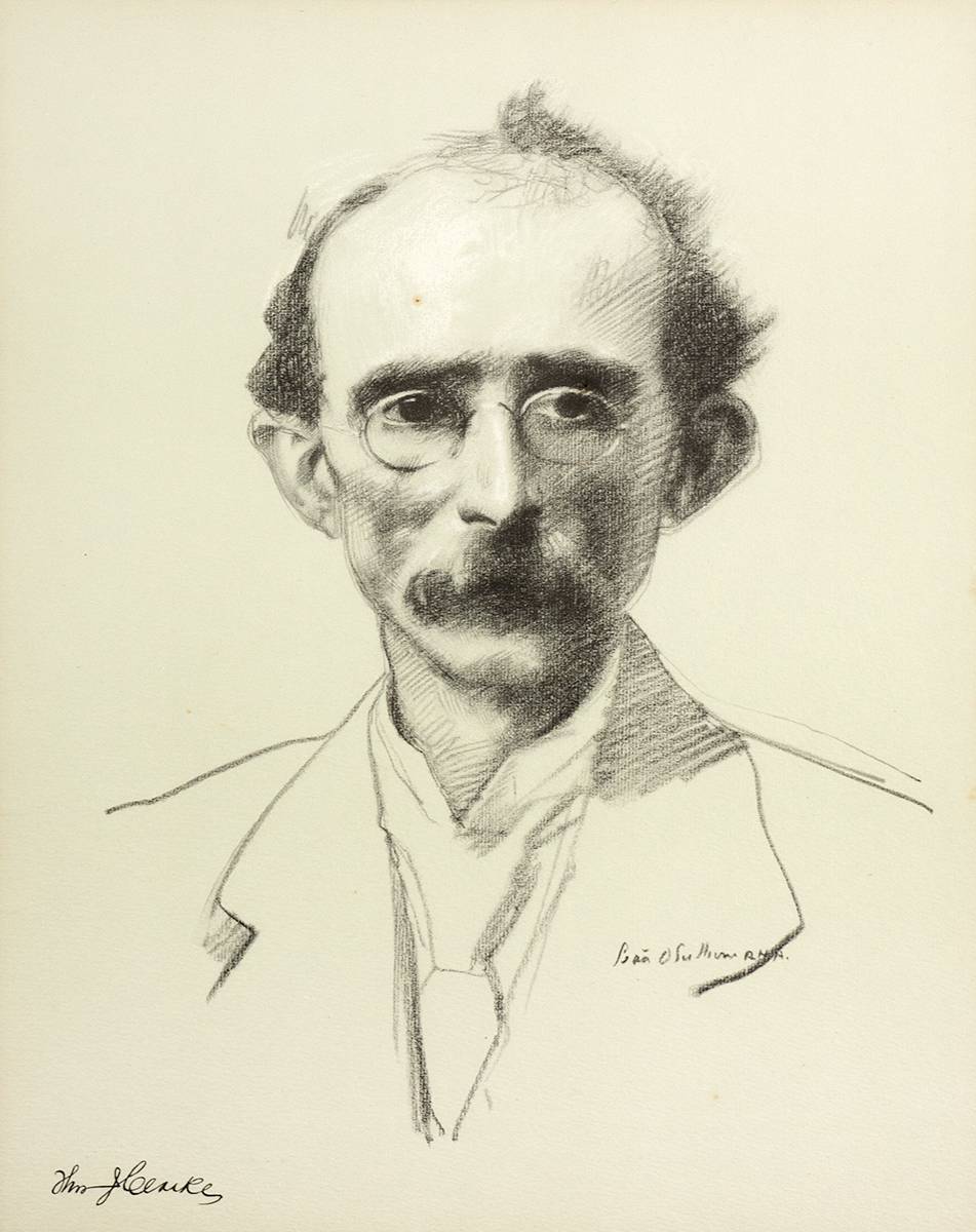 1916. Portrait of Tom Clarke by Sen O'Sullivan RHA (1906-1964). at Whyte's Auctions