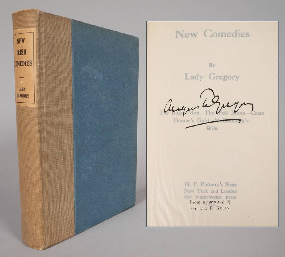 Gregory, Lady Augusta. New Comedies. at Whyte's Auctions