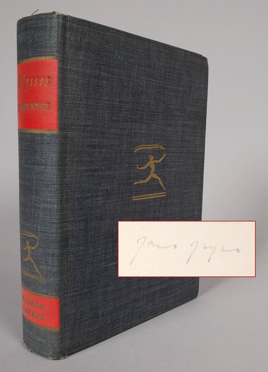 Joyce, James. Ulysses. Modern Library edition at Whyte's Auctions
