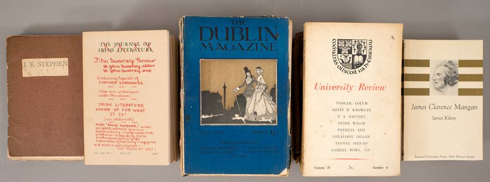 Periodicals including Dublin Magazine, University Review and The journal of Irish Literature, and other Irish literary publications. (38) at Whyte's Auctions