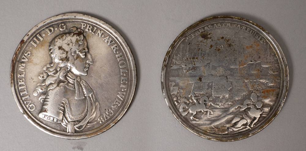 1688. Landing of William of Orange at Torbay silver medal. at Whyte's Auctions