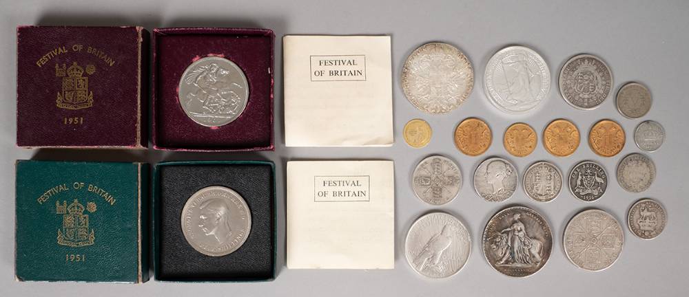 Silver collection including GB, USA etc. at Whyte's Auctions