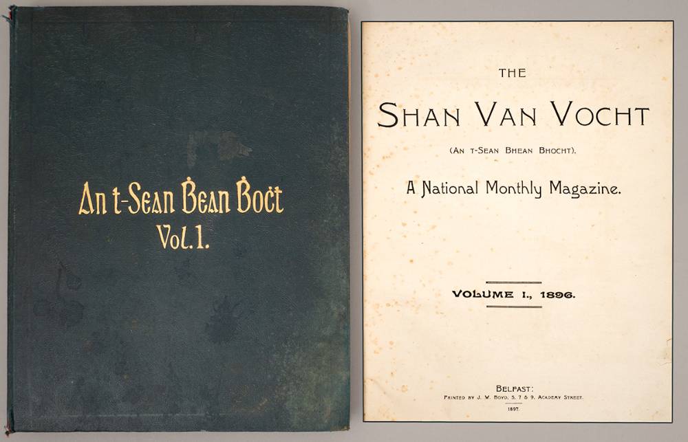 1896. The Shan Van Vocht monthly republican periodical edited by Alice Milligan. at Whyte's Auctions