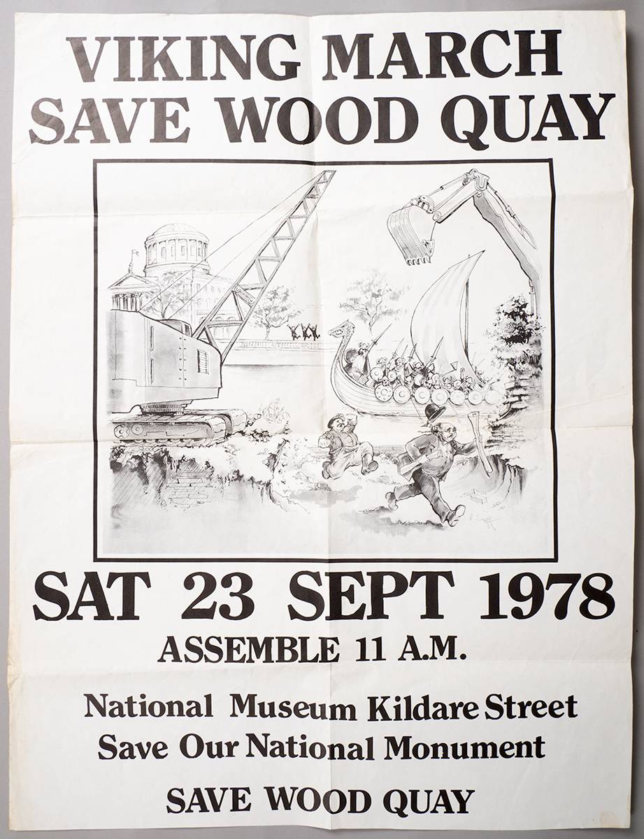 1978 (23 September) Viking March - Save Wood Quay poster at Whyte's Auctions
