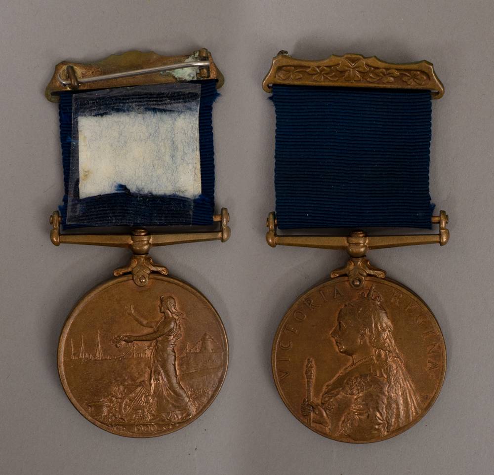 1900 (3-27 April). Queen Victoria's visit to Ireland medal to a Dublin Metropolitan Police constable. at Whyte's Auctions