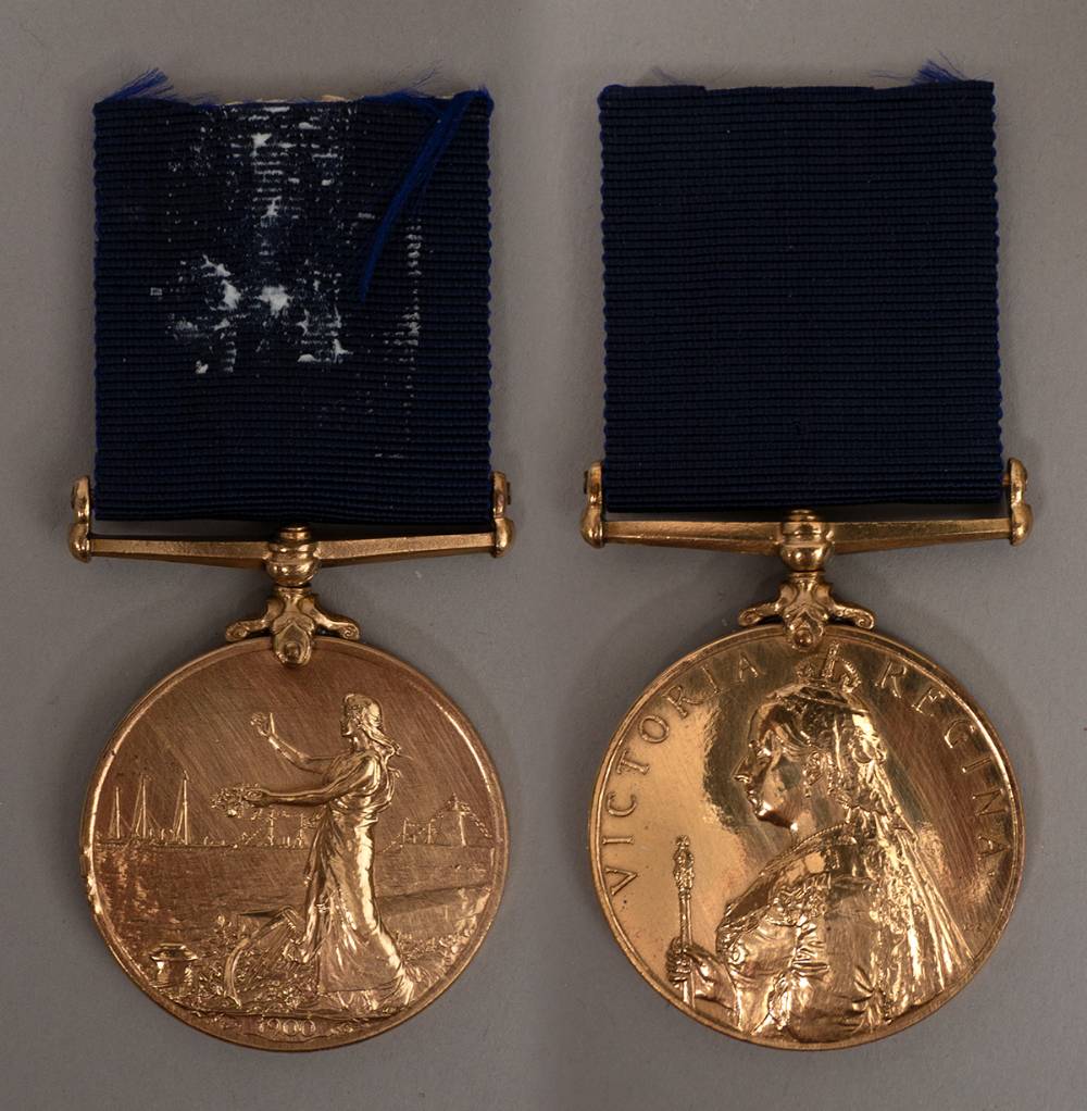 1900 (3-27 April). Queen Victoria's visit to Ireland medal to a Dublin Metropolitan Police constable. at Whyte's Auctions