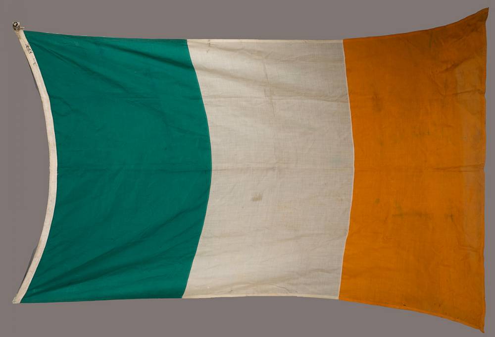 Post 1937 Large Irish tricolour flag. at Whyte's Auctions