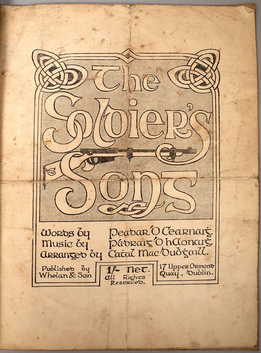 1916. Peadar Kearney 'The Soldier's Song' First Edition at Whyte's Auctions