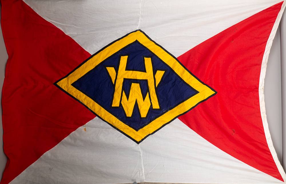 1960s to 1990s. Harland & Wolff flags that flew over the shipyard in Belfast (3) at Whyte's Auctions