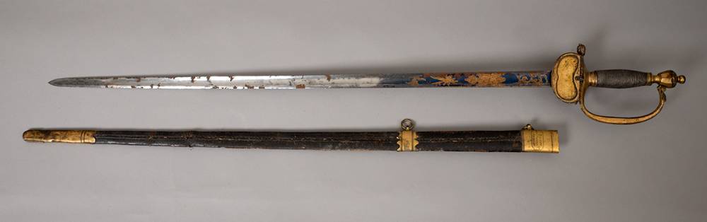 1786-1796 infantry officer's sword by Brady, Dublin. at Whyte's Auctions