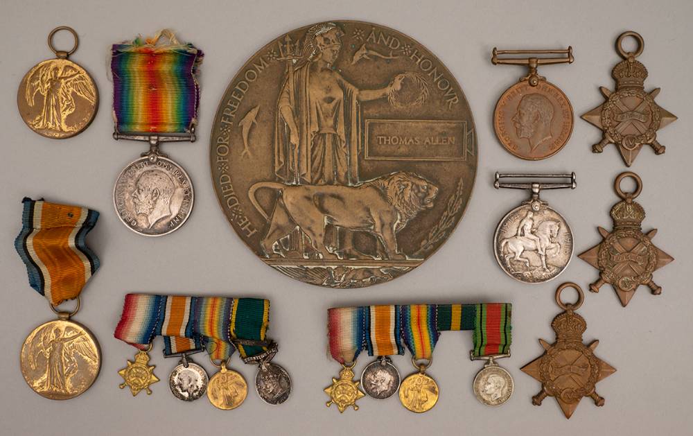 1914-1918 World War I collection of medals. (17) at Whyte's Auctions