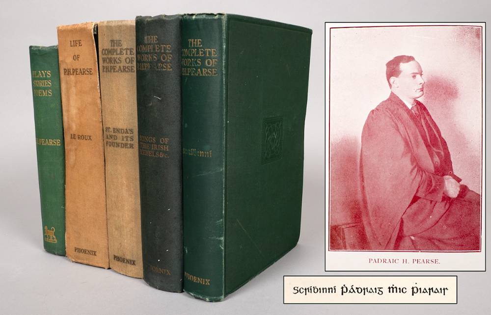 Pdraig Pearse.  Complete Writings, and others - collection of 5 volumes. at Whyte's Auctions