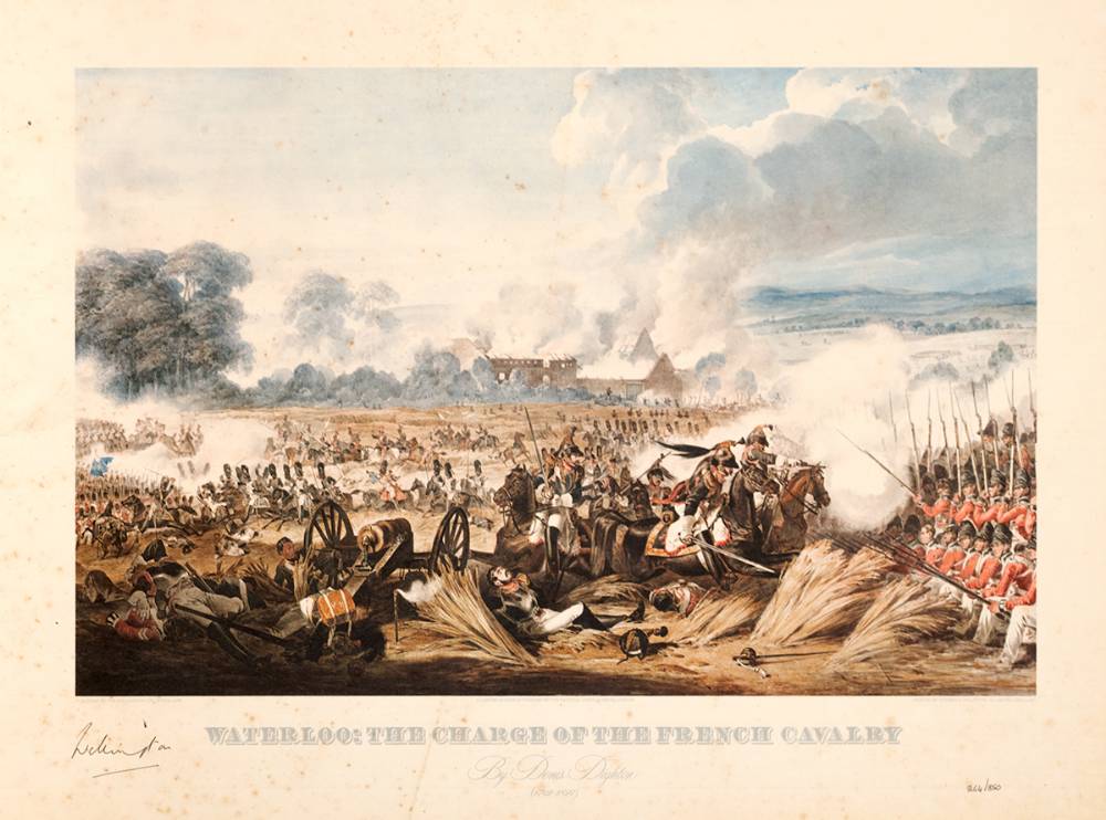 1815 Battle of Waterloo prints after Denis Dighton (1792-1827) and another. (4) at Whyte's Auctions