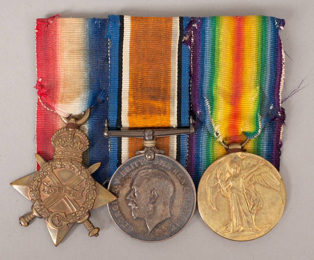1914-1919 World War I trio to King's Own Yorkshire Light Infantry. at Whyte's Auctions