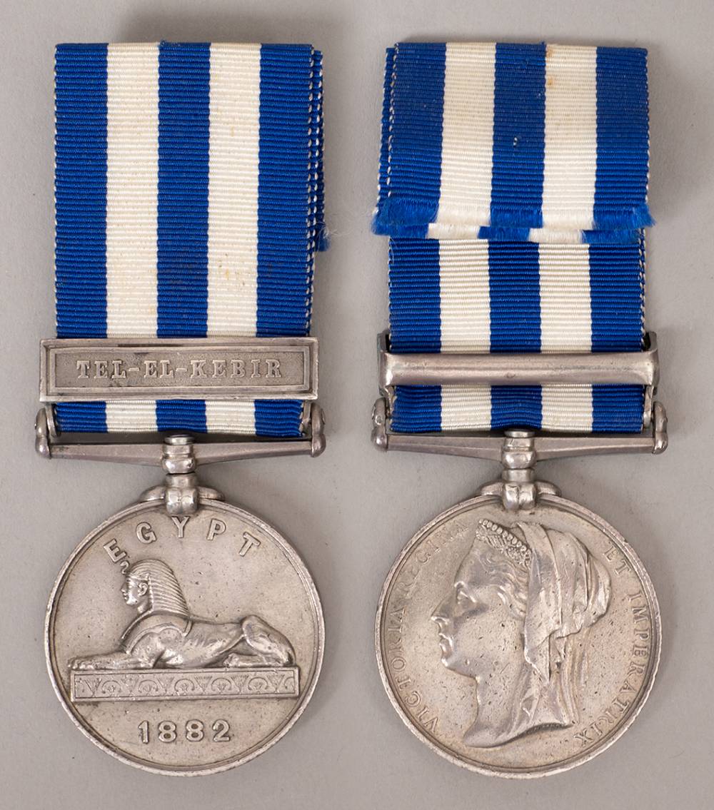 1882 Egypt medal with Tel-El-Kebir bar to a Bengal Native Infantryman. at Whyte's Auctions