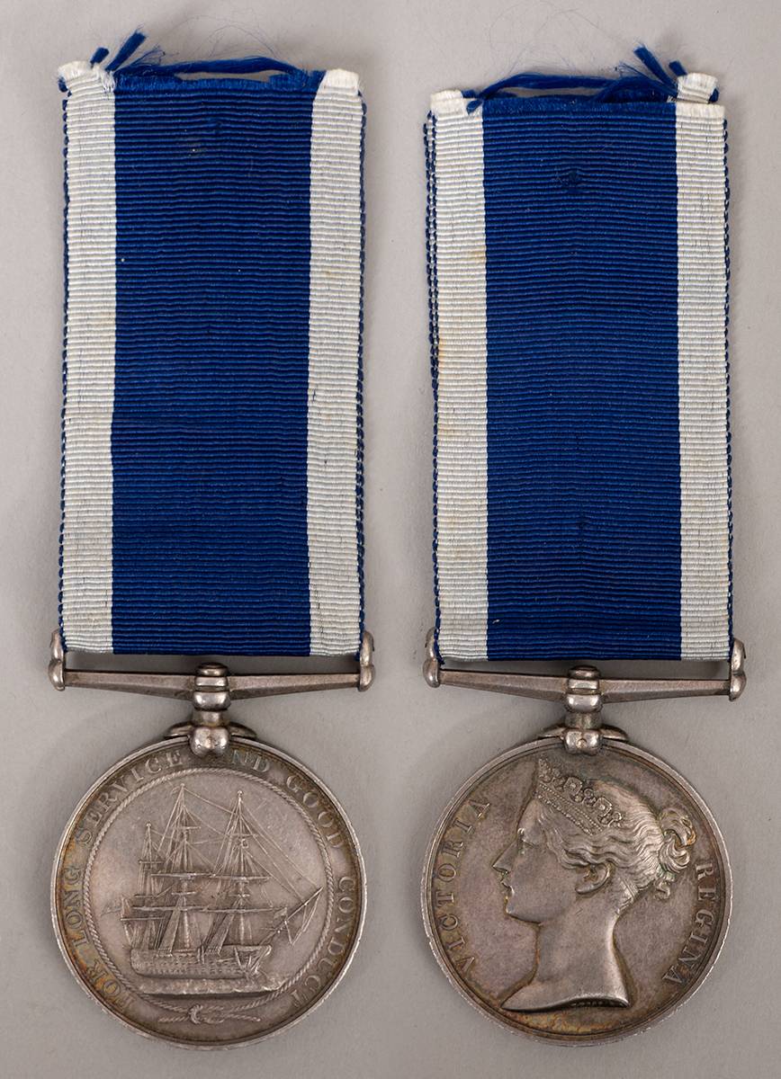 Victoria Naval Long Service and Good Conduct Medal to Coast Guard. at Whyte's Auctions