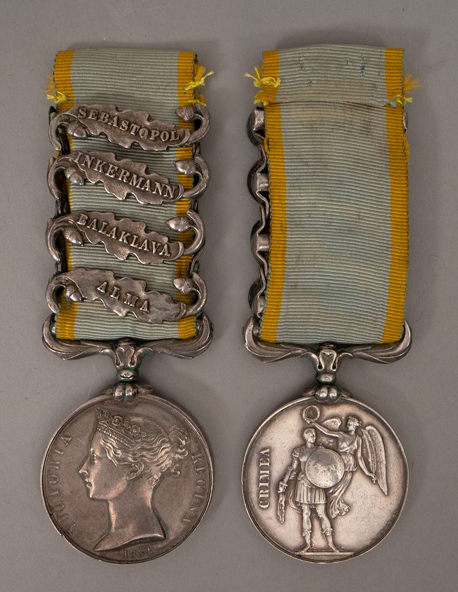 1854 Crimea Medal with 4 clasps at Whyte's Auctions
