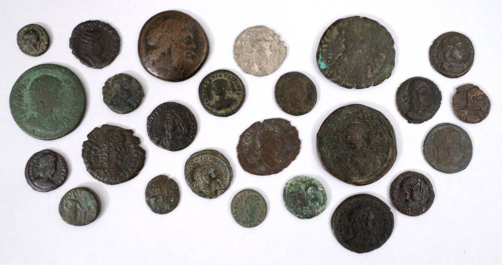Ancient Ptolemaic, Roman and Byzantine coins collection. (26) at Whyte's Auctions