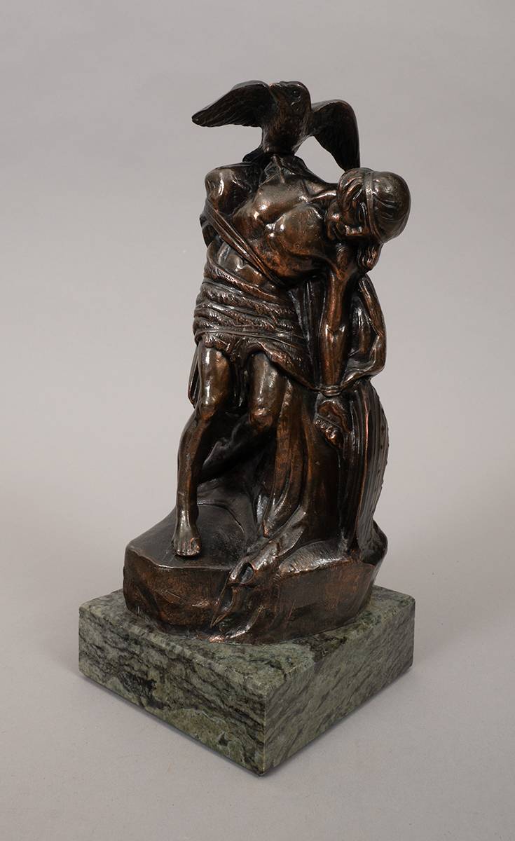1966: 1916 Rising commemoration bronze of 'The Dying Cchulainn' by Oliver Sheppard. at Whyte's Auctions
