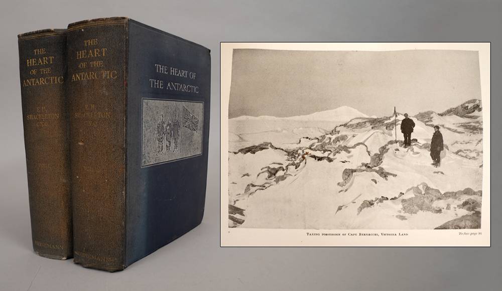 Shackleton, Ernest H. The Heart of the Antarctic: at Whyte's Auctions