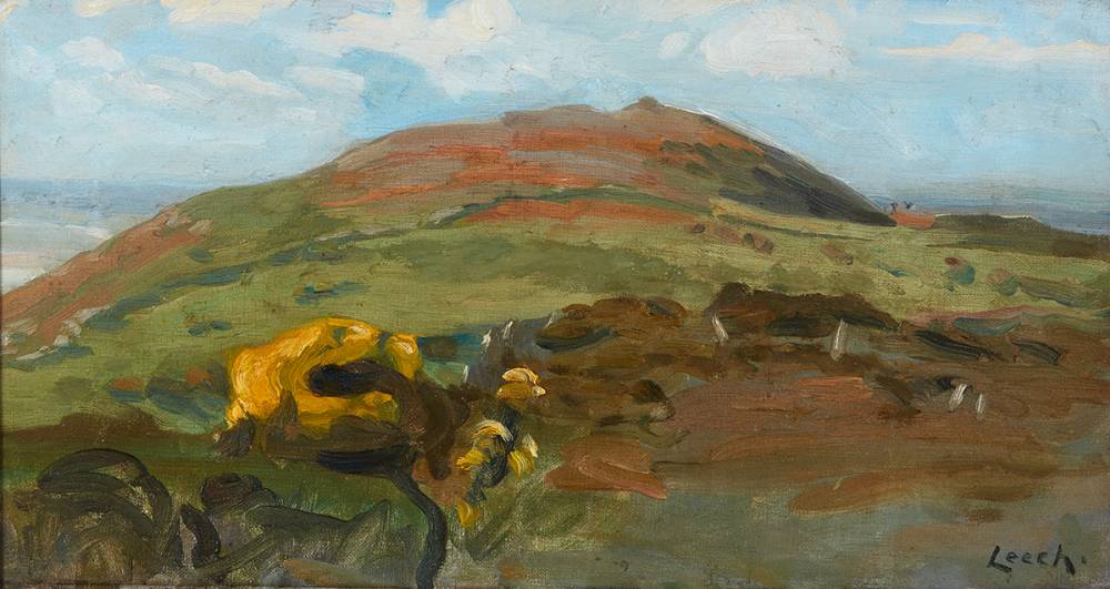 ON THE HILL OF HOWTH by William John Leech RHA ROI (1881-1968) at Whyte's Auctions