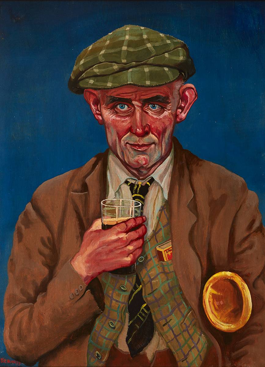 CAPTAIN DOYLE, BUGLER, GAP OF DUNLOE, KILLARNEY, 1944 by Harry Kernoff sold for �9,500 at Whyte's Auctions