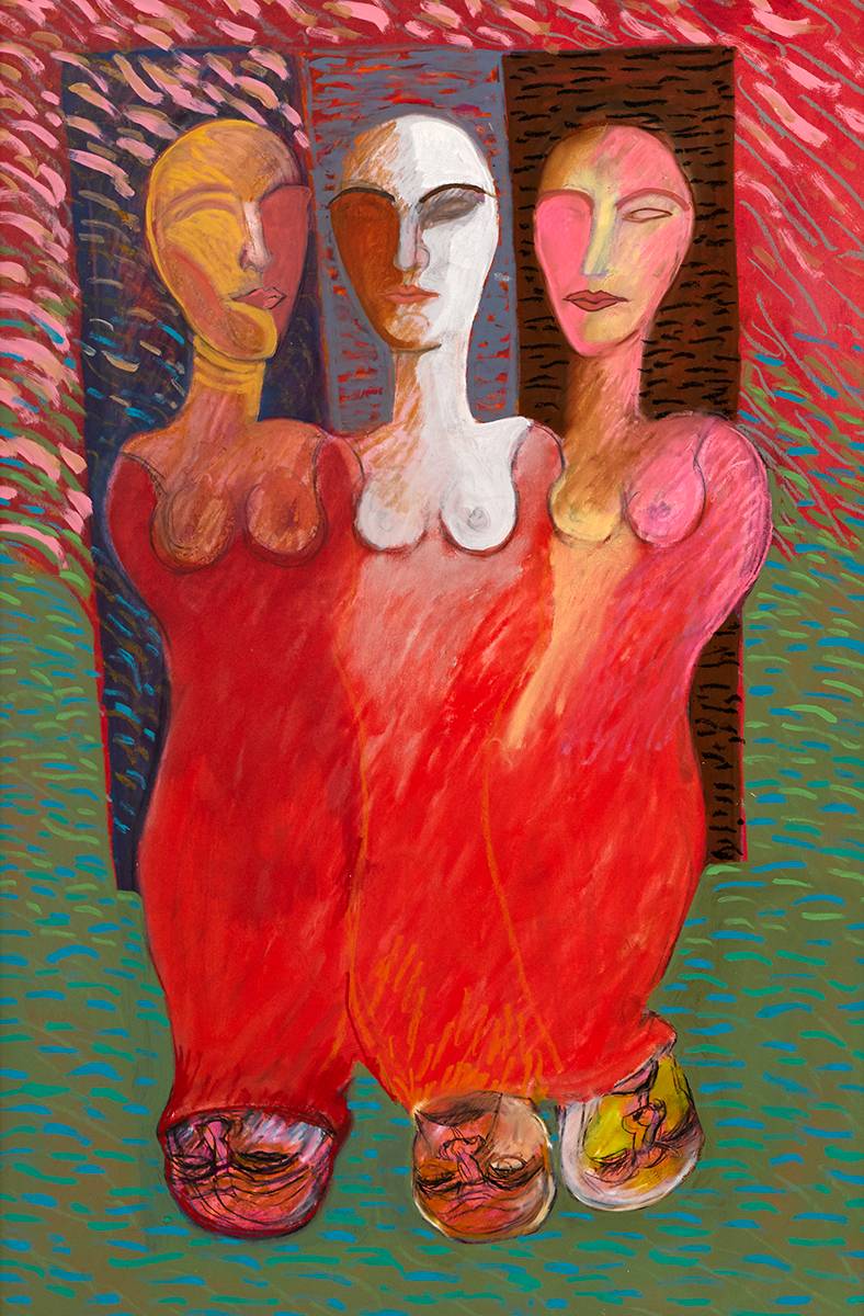 WOMEN GIVING BIRTH TO MEN, 2001-2003 (SET OF FORTY) by Brian Bourke sold for �10,000 at Whyte's Auctions