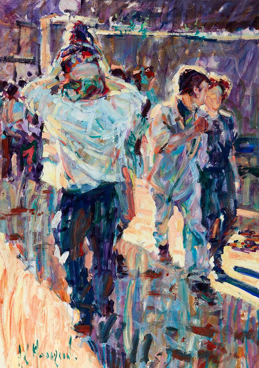 PIGGYBACK, TALLOW HORSE FAIR, COUNTY WATERFORD, 1997 by Arthur K. Maderson (b.1942) at Whyte's Auctions