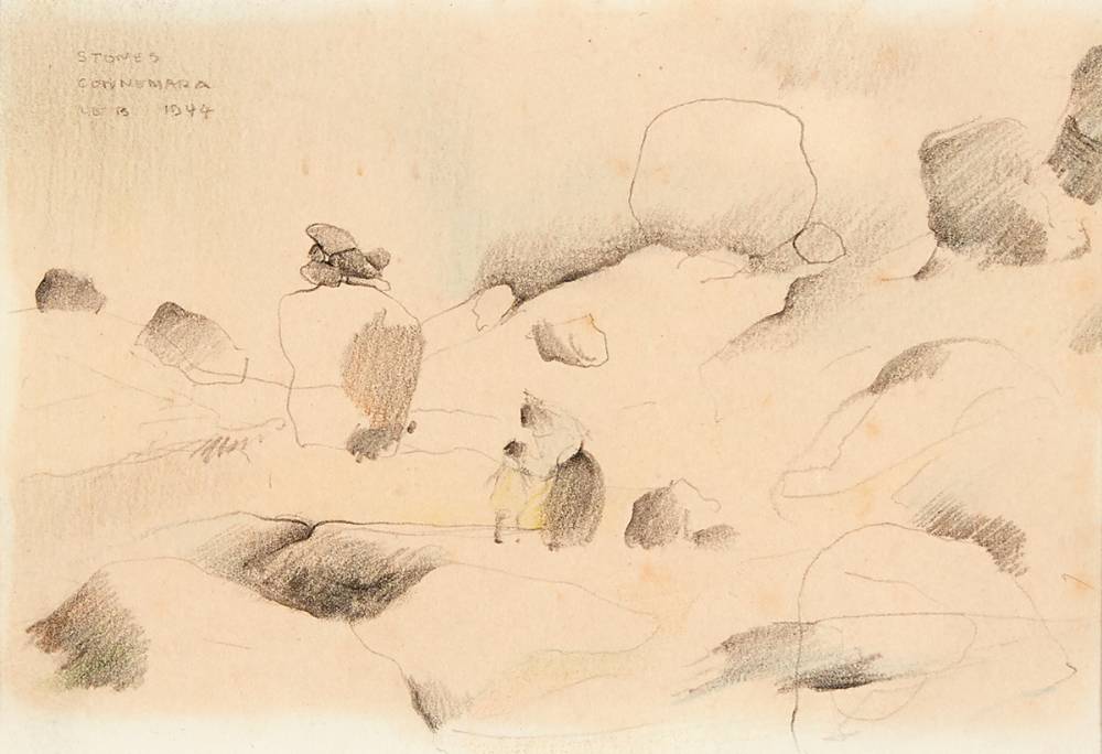 STONES, CONNEMARA, 1944 by Louis le Brocquy HRHA (1916-2012) at Whyte's Auctions