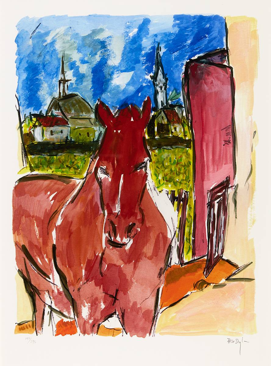 HORSE [DRAWN BLANK SERIES] by Bob Dylan (b.1941) at Whyte's Auctions