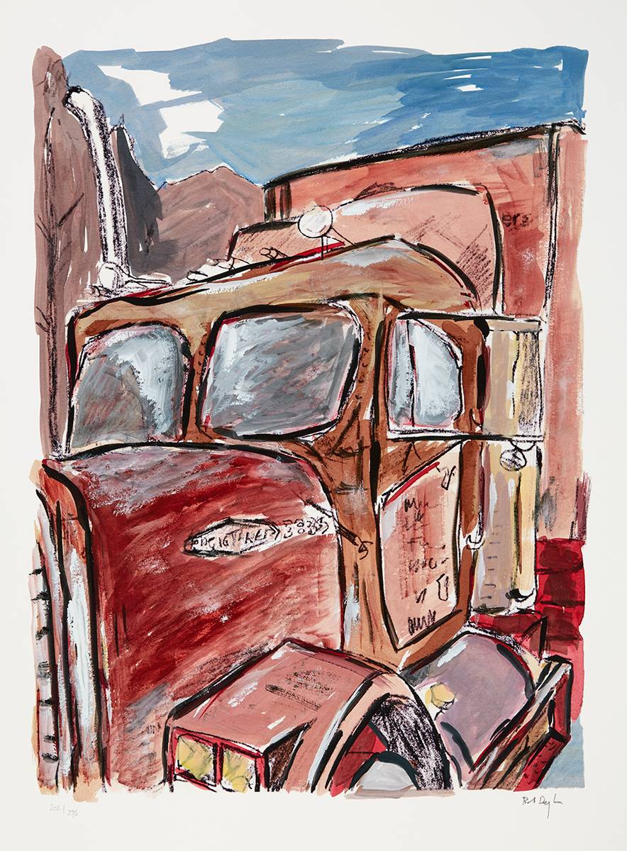 TRUCK [THE DRAWN BLANK SERIES] by Bob Dylan sold for �2,400 at Whyte's Auctions