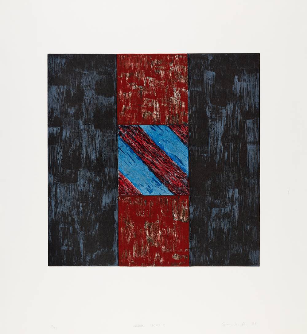 SQUARE LIGHT II, 1988 by Seán Scully sold for €1,800 at Whyte's Auctions