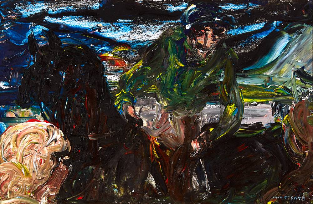 MULDOON AND RATTLESNAKE, DRUMCLIFFE STRAND, COUNTY SLIGO, 1928 by Jack Butler Yeats sold for €160,000 at Whyte's Auctions