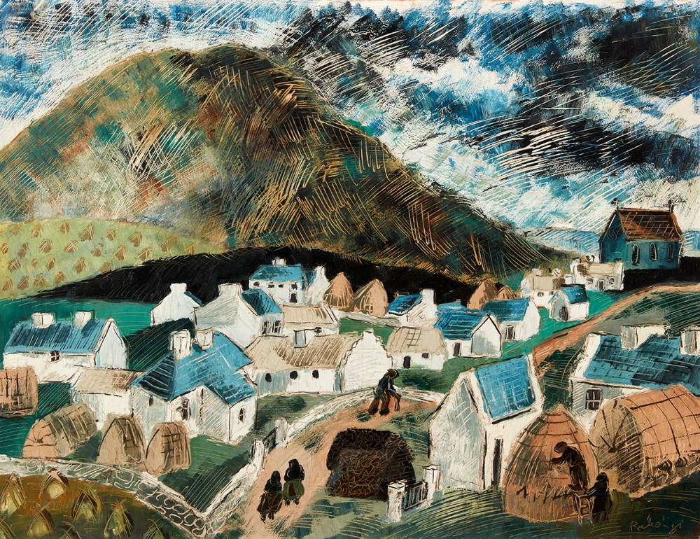 KEEL, ACHILL, COUNTY MAYO by Basil Ivan R�k�czi (1908-1979) at Whyte's Auctions