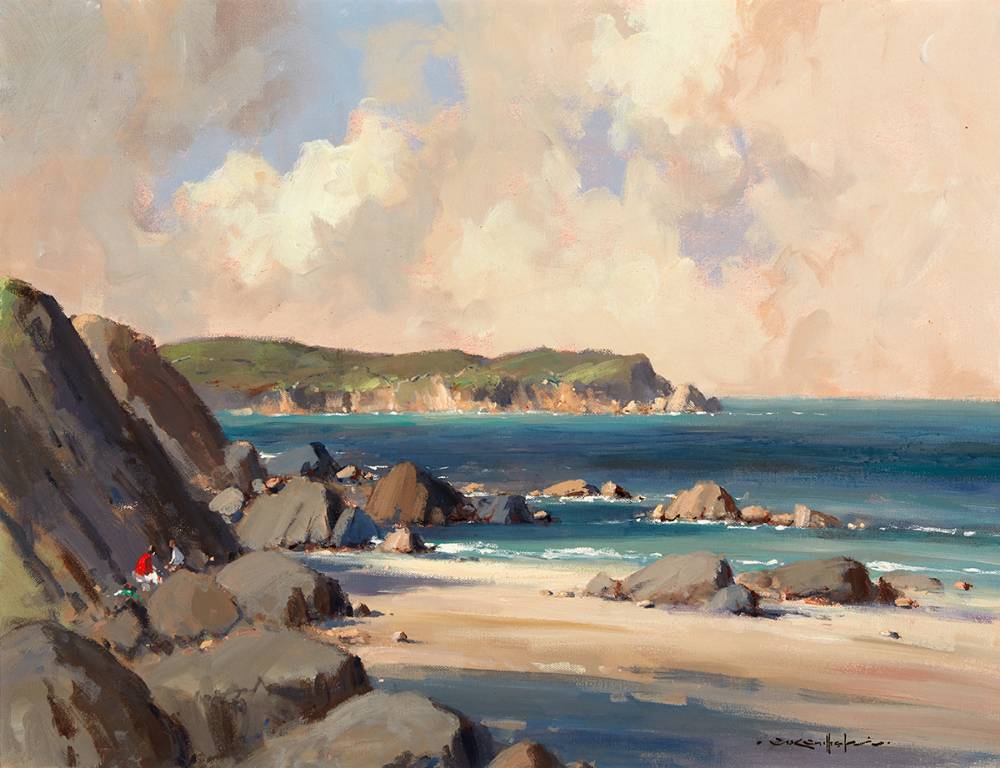 GARRON HEAD, COUNTY ANTRIM by George K. Gillespie RUA (1924-1995) at Whyte's Auctions