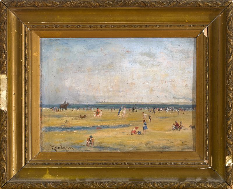 MERRION STRAND, DUBLIN by Darius Joseph MacEgan sold for 320 at Whyte's Auctions