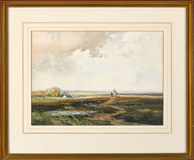 THE PATH ACROSS THE MOOR, 1920 by Frank McKelvey sold for 600 at Whyte's Auctions
