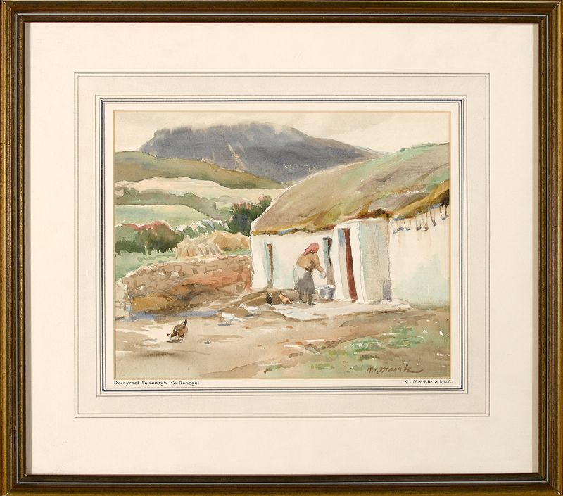DERRYREEL, FALCARRAGH, COUNTY DONEGAL by Kathleen Isabella Mackie sold for 290 at Whyte's Auctions