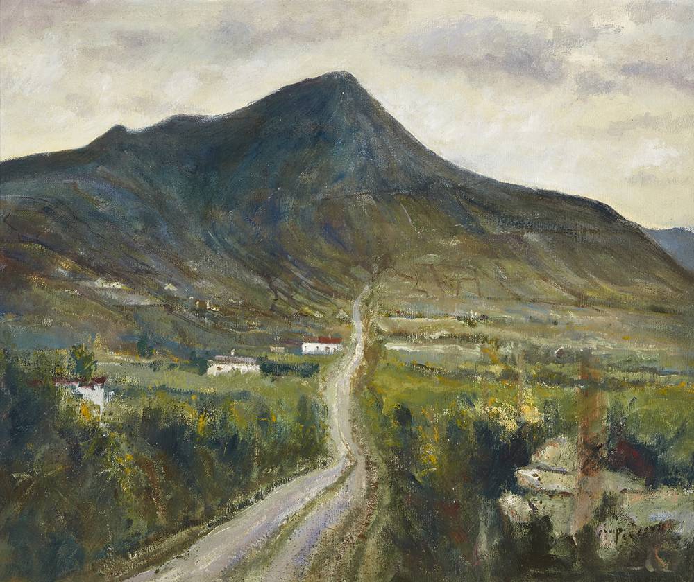 BETWEEN KILLORGLIN AND CAHERSIVEEN, COUNTY KERRY by Peter Pearson (b.1955) (b.1955) at Whyte's Auctions