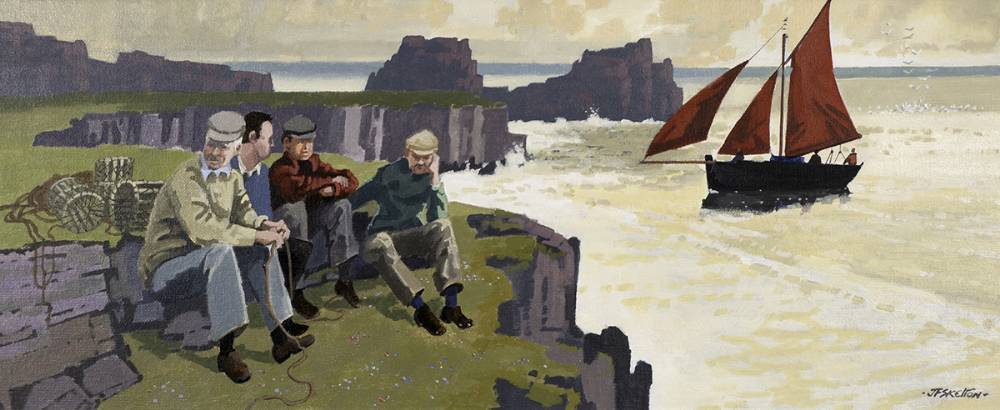 DISCUSSION, CONNEMARA, COUNTY GALWAY by John Francis Skelton (b.1954) (b.1954) at Whyte's Auctions