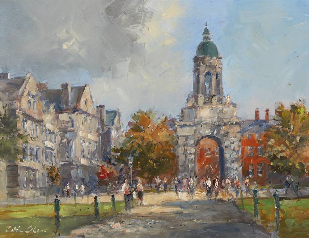 TRINITY COLLEGE, DUBLIN by Colin Gibson sold for �800 at Whyte's Auctions