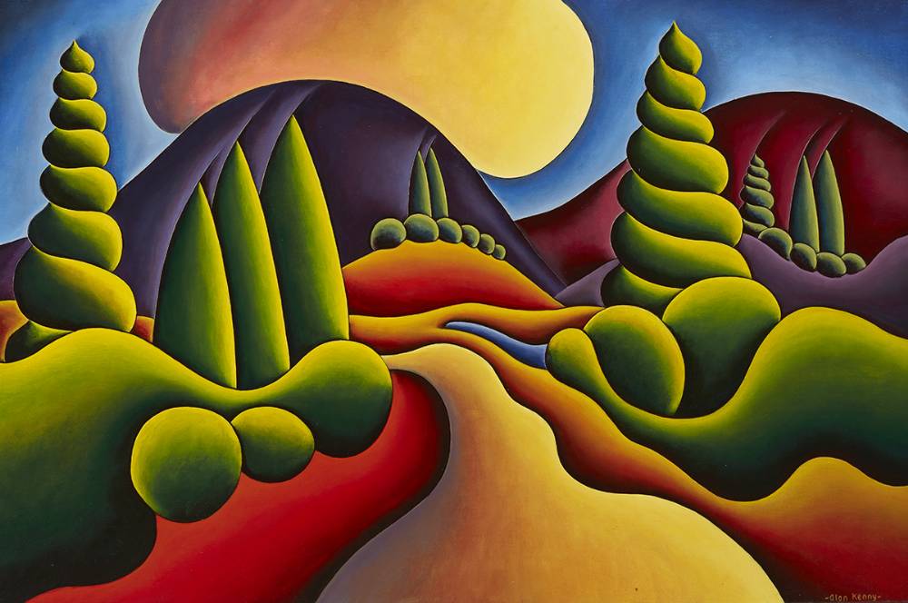 SOFTSCAPE (SACRED MOUNTAIN) by Alan Kenny (b.1959) at Whyte's Auctions