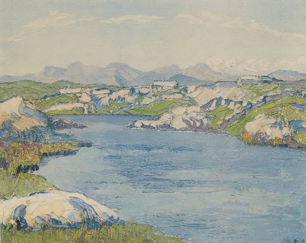 LAKE SCENE, WEST OF IRELAND by Letitia Marion Hamilton RHA (1878-1964) at Whyte's Auctions