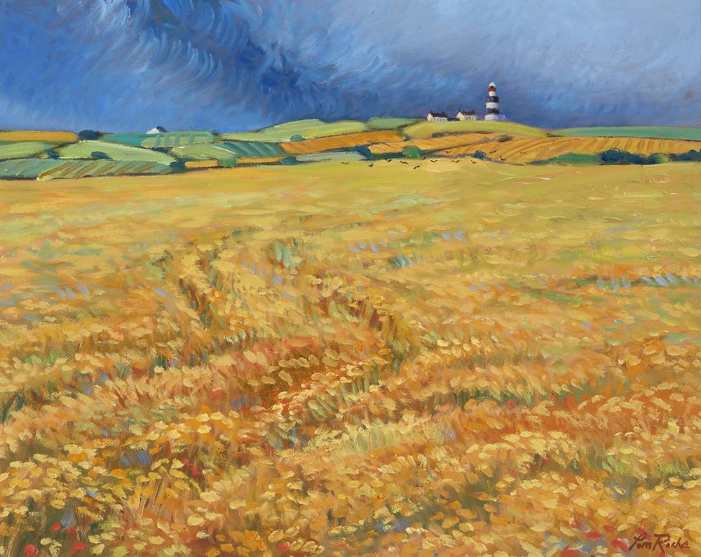 FIELD OF BARLEY by Tom Roche (b.1940) at Whyte's Auctions