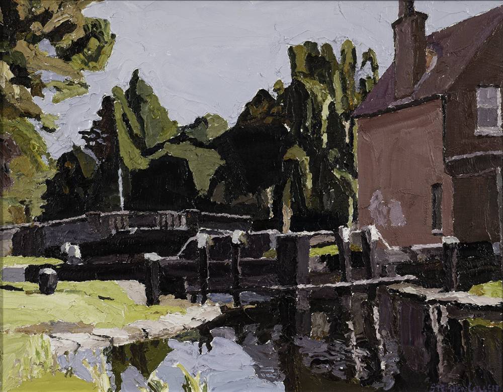 GRAND CANAL, DUBLIN by Stephen Cullen (b.1959) (b.1959) at Whyte's Auctions